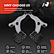 APCA3051 2x Front Lower Control Arm & Ball Joint Assembly