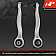 APCA3063 2x Front Upper Rearward Control Arm with Ball Joint