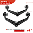 APCA3064 2x Front Upper Control Arm & Ball Joint
