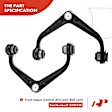 APCA3064 2x Front Upper Control Arm & Ball Joint
