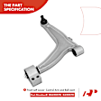 APCA3107 4x Control Arm with Ball Joint & Stabilizer Bar Link