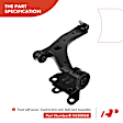 APCA3108 4x Front Control Arm with Ball Joint Stabilizer Bar Link