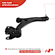 APCA3108 4x Front Control Arm with Ball Joint Stabilizer Bar Link