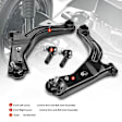 APCA3144 4x Front Lower Control Arm Assembly & Tie Rod End