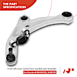 APCA3151 4x Front Lower Control Arm Assembly & Tie Rod End