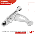 APCA3161 4x Front Lower Control Arm with Stabilizer Bar Link Ball Joint
