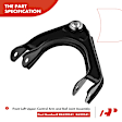 APCA3176 4x Front Control Arm & Ball Joint Tie Rod End