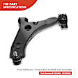 APCA3177 4x Front Control Arm with Ball Joint Tie Rod End