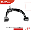 APCA3187 6x Front Upper Control Arm with Ball Joint Tie Rod