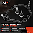 APCA3212 6x Front Control Arm with Ball Joint Stabilizer Bar Link