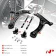 APCA3217 6x Front Lower Control Arm with Ball Joint Tie Rod End