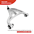 APCA3249 6x Front Control Arm with Ball Joint Assembly Tie Rod End