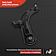 APCA3254 6x Front Lower Control Arm with Ball Joint & Stabilizer Bar Link