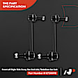 APCA3254 6x Front Lower Control Arm with Ball Joint & Stabilizer Bar Link