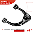 APCA3258 8x Control Arm with Ball Joint & Sway Bars Link