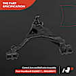 APCA3259 7 Pcs Front Control Arm with Ball Joint & Bar Link & Idler Arm