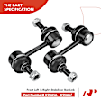 APCA3294 12x Front & Rear Control Arm Sway Bar Link Tie Rod End