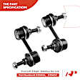 APCA3294 12x Front & Rear Control Arm Sway Bar Link Tie Rod End