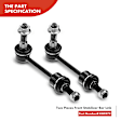 APCA3309 12x Front Control Arm & Ball Joint Stabilizer Bar Link Kit