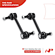 APCA3313 10x Control Arm with Ball Joint & Sway Bar Link & Tie Rod End