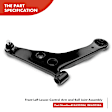 APCA3354 10x Front Control Arm with Ball Joint Sway Bar Link