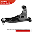 APCA3354 10x Front Control Arm with Ball Joint Sway Bar Link