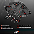 APCA3368 10 Pcs Control Arm with Ball Joint & Tie Rod End