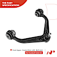 APCA3377 8x Front Control Arm & Ball Joint & Tie Rod End