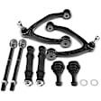 APCA3435 8x Front Control Arm Stabilizer Bar Link Kit Tie Rod End