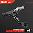 APCA3439 8x Front Control Arm with Ball Joint & Tie Rod End