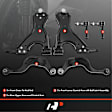 APCA3450 6x Front Lower & Rear Upper Control Arms Tie Rod End