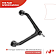 APCA3458 4x Front Upper Control Arm with Ball Joint Outer Tie Rod End