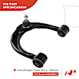 APCA3459 4x Front Upper Control Arm with Ball Joint Outer Tie Rod End