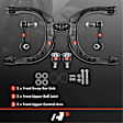 APCA3485 6x Front Upper Control Arm with Ball Joint
