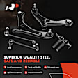 APCA3537 6x Front Lower Control Arm Tie Rod End Ball Joint