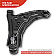 APCA3559 Front Left Lower Control Arm with Ball Joint