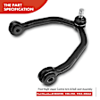 APCA3583 Front Right Upper Control Arm with Ball Joint