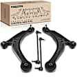 APCA3587 4x Front Lower Control Arm with Ball Joint Sway Bar Link