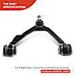 APCA3591 2x Front Control Arm with Ball Joint