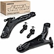 APCA3595 4x Front Control Arm with Ball Joint & Tie Rod End