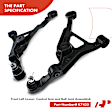 APCA3633 4x Front or Rear Control Arm & Ball Joint Assembly