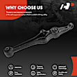2000 Honda Accord - Front, Driver Side, Lower Control Arm, Front Lower Left Driver Side, Without ball joint(s)