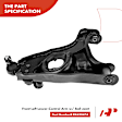 APCA3687 Front Left Lower Control Arm with Ball Joint