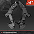 APCA3720 2x Front Lower Control Arm with Ball Joint
