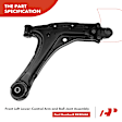 APCA3790 2x Front Lower Control Arms with Ball Joints