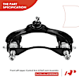 APCA3808 Front Left Upper Control Arm with Ball Joint