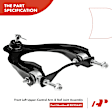 APCA3808 Front Left Upper Control Arm with Ball Joint