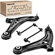 APCA3863 4x Front Control Arm with Ball Joint Stabilizer Bar Link