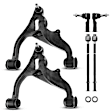APCA3905 6x Front Lower Control Arm with Ball Joint Tie Rod End