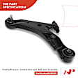 APCA3910 6x Front Control Arm & Ball Joint Assembly Tie Rod End